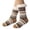 Multicolor, variant on Christmas Snowflake Women's Slipper Socks Sherpa Lined Thick Fleece Warm Socks for Winter Soft Cozy Cute Fluffy Holiday Sleep Bed Sock