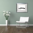 thumbnail image 4 of Trademark Fine Art "Boston MA Skyline B&W" Canvas Art by Michael Tompsett, White Matte, Silver Frame, 4 of 4