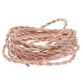thumbnail image 1 of 1 Roll 5m Fabric Cloth Covered Wire Flexible Power Line Lamp Twisted Wire, 1 of 7