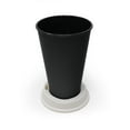thumbnail image 4 of 16 oz Reusable Coffee Cups with Lids 4 Pk, To Go Travel Cups, USA Made, Hot or Cold Drinks, Dishwasher and Microwave Safe, Black Cups, White Lids, 4 of 9