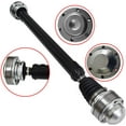 thumbnail image 6 of munirater Front Drive Shaft Replacement for 1999-2001 Grand Cherokee 4WD Weld-Weld 32.5 Inch 52099497AC, 6 of 7