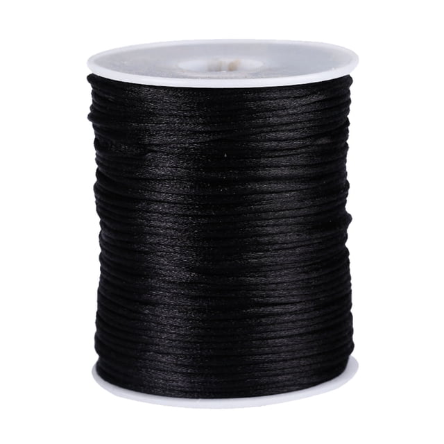 YWIYIUD 1PC Durable Cord for Bracelet Necklace JewelryMaking and Wind Chime Practical Braided Satin String for Beading Thread ChineseKnot Craft and DIY projects