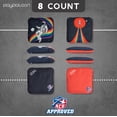 thumbnail image 6 of Play Platoon Tournament Series Cornhole Bags Regulation Set of 8 - ACO Approved Corn Hole Bags - Pro Style Premium Dual Sided Slick and Sticky Side Bag - Designed in USA - 4 Shuttle & 4 Spaceman, 6 of 7