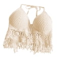 thumbnail image 3 of Conjunto de top corto estilo bohemio, corsé, chaleco, bralette y camisola para la playa. 37cmx26cm, 3 of 9