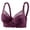 Purple, variant on Gytharion Women's Thin Lace Bras Underwire Push Up Lifting Anti-sagging Underwear Bras Full Coverage Adjustable Straps Everyday Bras