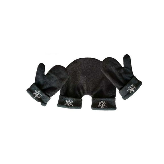 Christmas Couple Gloves 2PCS Santa Cold Weather Gloves 2 Person Mittens Hand Holding Romantic Lover Mittens Thermal Glove