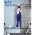 thumbnail image 2 of EDTara 9-15FT Aluminum Plank, 440lbs Capacity Extension Scaffolding Plank with Skid-Proof Platform Scaffold Ladder Accessory, 2 of 8
