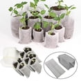 thumbnail image 3 of 50-100 unidades Bolsas para semillas de jardín Bolsas de vivero biodegradables Bolsas de tela para semilleros Bolsas de plantación para macetas de jardín 15x19cm - 50 unidades, 3 of 4
