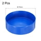 thumbnail image 2 of Uxcell 2 piezas tapas de goma 170mm (6.7 pulgadas) ID cubierta de tubo redondo de vinilo tapón de tornillo protectores de rosca azul, 2 of 6