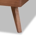 thumbnail image 6 of Baxton Studio Shiro Mid-Century Engineered Wood Platform Bed, King, Ash Walnut, 6 of 9
