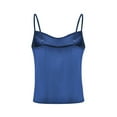 thumbnail image 5 of Tank Tops for Women Solid Color Adjustable Casual Basic Strappy Solid Tank Camis Top, 5 of 7