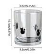 thumbnail image 3 of Qocolcyl Halloween Icon Glass Cups- 350ml Pumpkin Black Cat Bat Ghost Stemless Wine Glasses Old Fashioned Icon Hand Blown Drinking Cups for Halloween Party Supplies & Gift, 3 of 8