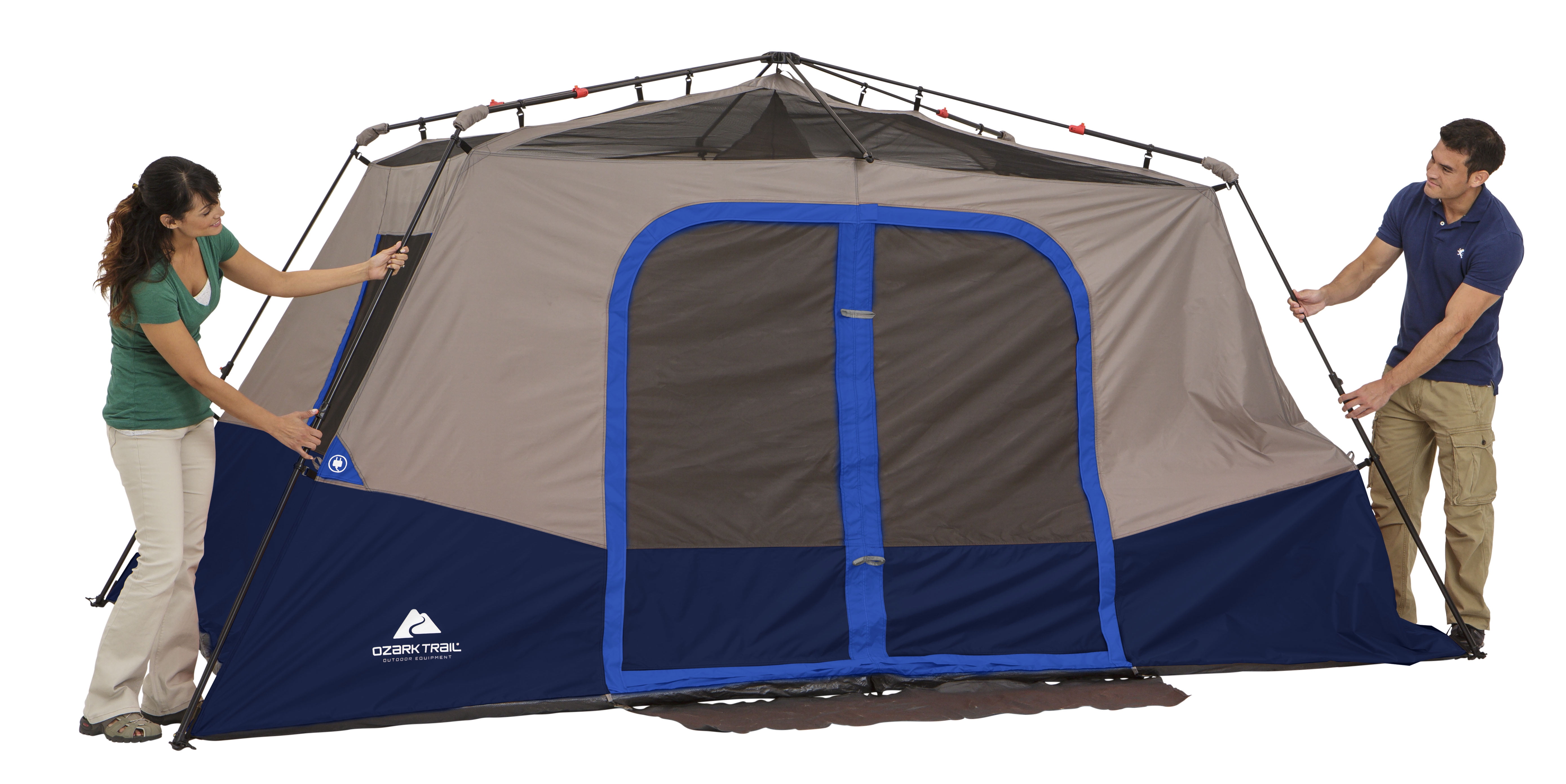 Ozark Trail Man Camping Tent Ozark Trail 8-Person Modified Dome