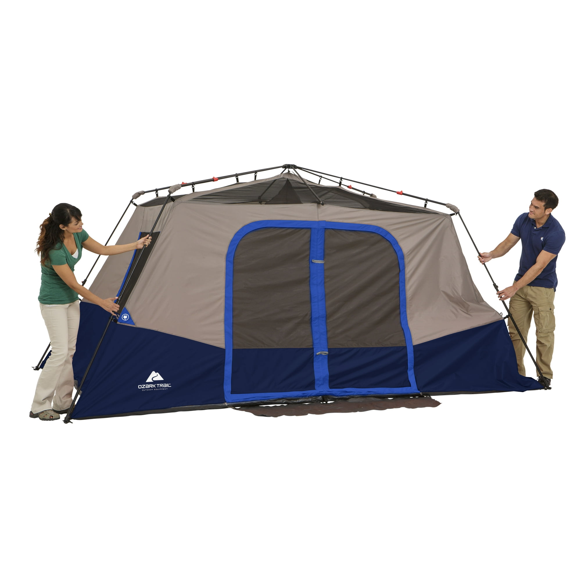 Ozark Trail 13' x 9' 8-Person Instant Cabin Tent, 25.79 lbs
