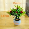 thumbnail image 5 of Ludlz Artificial Plant Pot Hibiscus Flower Hotel Garden Decor Plastic Colorful Imitation Flower Pot for Farmhouse,Home,Garden,Office,Patio,Wedding and Indoor Outdoor Decoration, 5 of 7