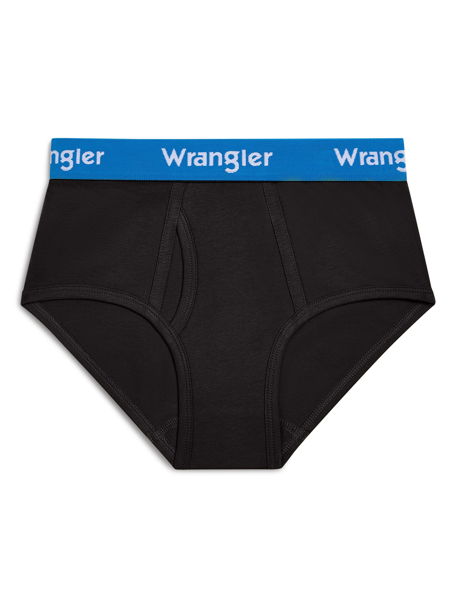Wrangler Boys' Cotton Briefs, Soft Boys Underwear w/ 4-Way Stretch, XL, 5-Pack