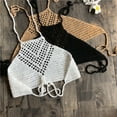 thumbnail image 4 of Swimming Top Crochet Knit Boho Backless Bikini Cami for Swimming, 4 of 7