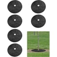 thumbnail image 3 of OUYAWEI 6PC 24in Rubber Tree Mulch Ring Mat Root Barrier Landscaping Grass Control No Staples, 3 of 6