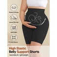 thumbnail image 7 of Athlemo Maternity Shorts Over The Belly Workout Yoga Active Athletic Pregnancy Short, 7 of 7