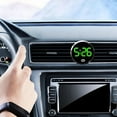 thumbnail image 3 of Car Clock, Digital Dashboard Car Clock, Round Vehicle Decorative Clock for Dashboard, 1.8 Inch Luminous Car Clock Dashboard Time Display, Compact Vehicle Clock, Car Interior Accessory, 3 of 6