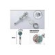 thumbnail image 3 of Anti Limescale Shower Head Hand Shower - Water Saving - 360 G, 3 of 5
