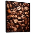 thumbnail image 2 of Designart "Roasted Coffee Beans A Food Portrait IV" Food & Beverage Floater Framed Canvas Wall Art, 2 of 7