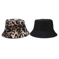 thumbnail image 4 of XYIYI Lindo sombrero de cubo para playa, sombreros de pescador para mujer, reversible de doble cara, 4 of 5