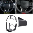 thumbnail image 4 of Steering Wheel Frame Cover Steering Wheel Button Cover Steering Wheel Frame Cover For Harrier Venza 3pcs Steering Wheel Frame Cover Control Button Trim Set Fit For Harrier Venza, 4 of 8