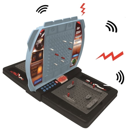 Lexibook Talking Sea Battle Electronic Board Game, Grey/Black