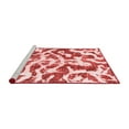 thumbnail image 2 of Ahgly Company Machine Washable Indoor Rectangle Abstract Red Modern Area Rugs, 8' x 10', 2 of 4