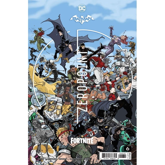 Collectible DC Comics Zero Point: #6 Premium Variant F Cover (Donald Mustard) (Comes with Online Game Digital Item Code to Unlock the Batarang Axe Pickaxe!)