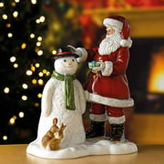 Royal Doulton Annual Christmas Year 2019 40033931 Santas Snow Buddy 22cm, Fine Bone China, Multi