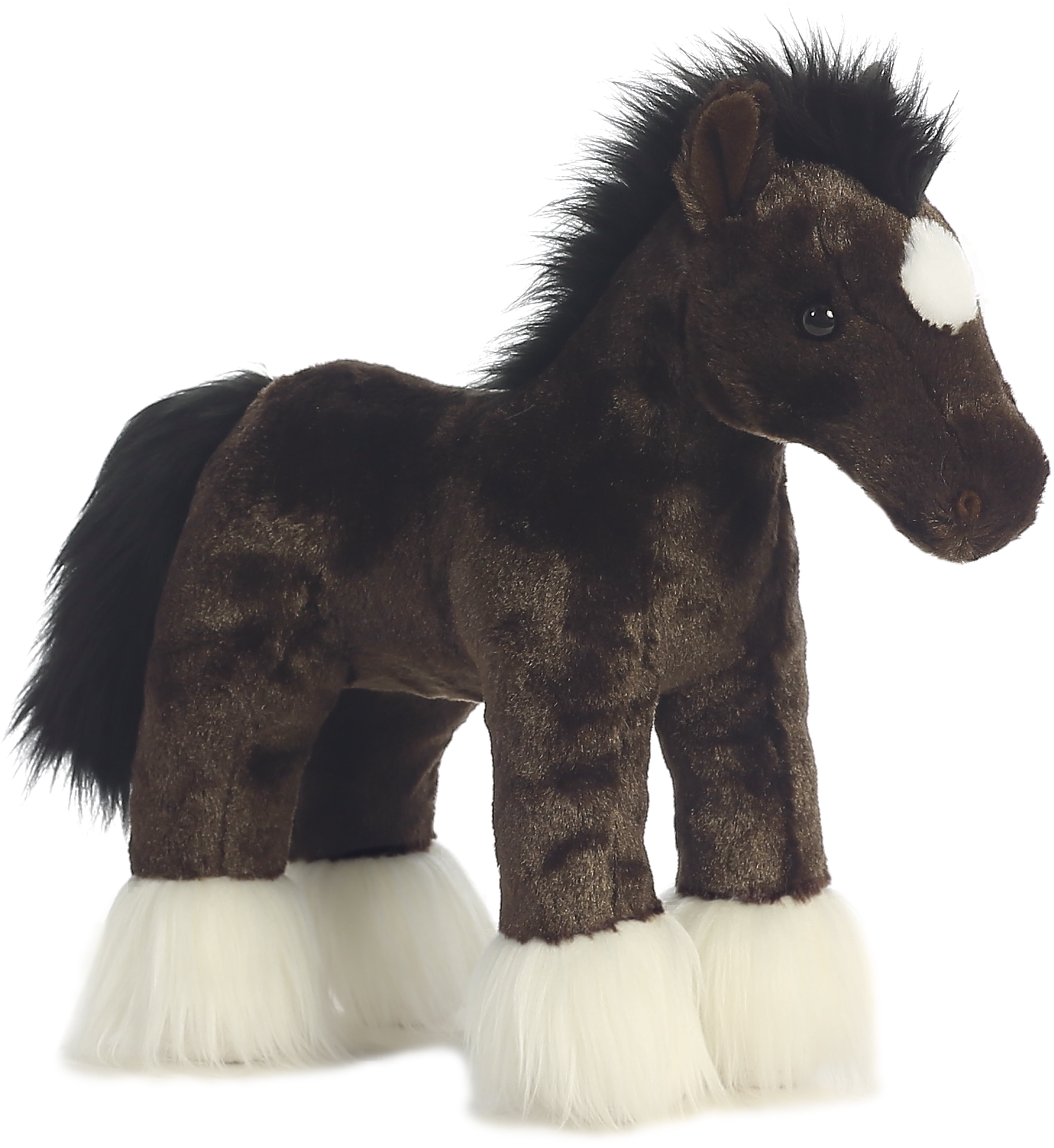 CHESTNUT & PRANCER Horse Mini Flopsie 8" Stuffed Animal Plush by Aurora 