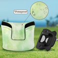 thumbnail image 6 of Haosy Light Green Soft Pastel Watercolor Golf Mallet Putter Cover Strong Magnetic Leather Golf Club Headcover Closure, 6 of 7