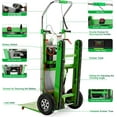 thumbnail image 6 of Esheno Electric Stair Climbing Hand Truck 900 lb Capacity 1250W Motor Heavy Duty Stair Climber Green, 6 of 8