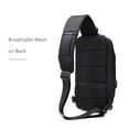 thumbnail image 4 of Men Outdoor Shoulder Bag Water-Resistant Oxford Cloth Chest Pack Fashion, 4 of 8