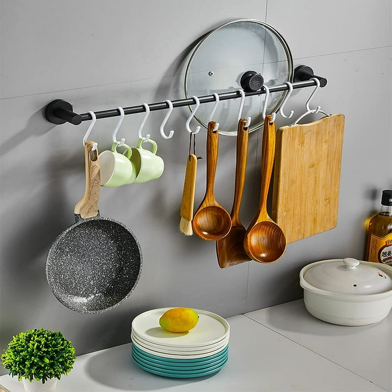 10 Pack S Hooks Heavy Duty S Shaped Hooks S Hanging Hooks S Hanger Hook Pan Pot Holder Rack Hooks for Hanging Pans Pots Cups Clothes Bags Towels Plants in Kitchen Bathroom
