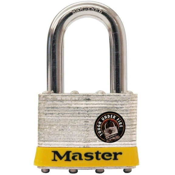Master Lock 2 In. Laminated Steel Padlock With 1-1/2 In. Shackle -