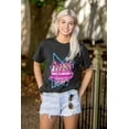 thumbnail image 3 of XOMG POP Band Neon Space Rockstars Women Plus Size Graphic Tee Tees Brisco Brands 4X, 3 of 4