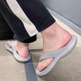 thumbnail image 4 of WIZUTIZ Platform Sandals Men Womens Shower Cloud Slippers for Men Open Toe Home Indoor Slippers Outdoor Beach Slippers Non Slip Flip Flop Quick Dry Thick Sole Summer Bathroom Slippers, 4 of 5