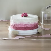 Better Homes & Gardens Round Cake Carrier with Clear Plastic Cover, 13 Diameter, Dishwasher Safe, Best Used for Leftover Storage and Party Transportation