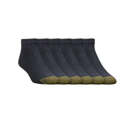 Men's Gold Toe Cotton Quarter Extended 656PE (6 Pairs)
