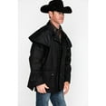 thumbnail image 5 of Outback Trading Co Men's Co. Short Oilskin Duster Black X-, 5 of 7
