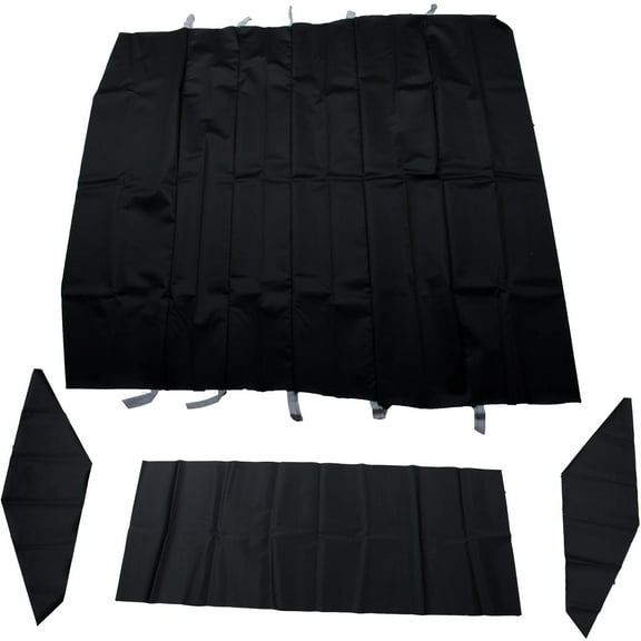 PUI 68XH100BN Standard Vinyl Headliners, Black, Fits 1968-72 Nova