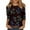 #278 Dark Gray, variant on Womens Tops 3/4 Sleeve Crew Neck Cotton Tees Floral Print Summer T Shirts 2024 Three Quarter Length Shirts White L
