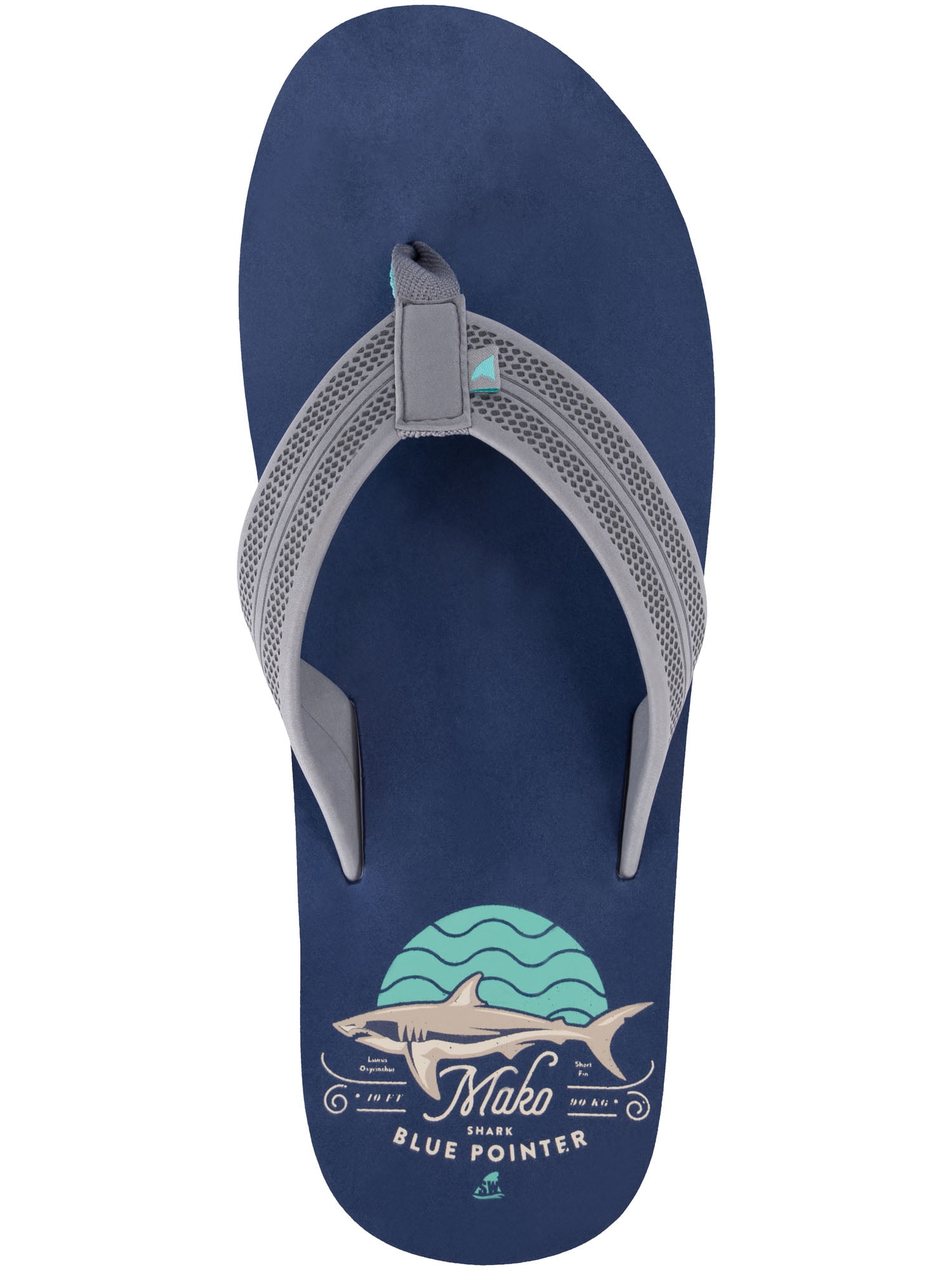 Rugged Shark Men's Shark Week Flip Flops