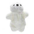 thumbnail image 2 of Lindo oso polar marioneta de mano bebé niños desarrollo muñeca suave juguete de peluche, 2 of 8