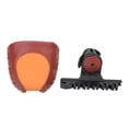 thumbnail image 3 of FAGINEY Red+Orange Recurved Bow Quiver, Leather Quiver, Bow For, 3 of 8