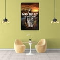 thumbnail image 2 of AXXPosters-Inspirational Entrepreneur Mindset Quotes Poster Print Motivational Canvas Wall Art Cat Tiger Painting Inspiring Decorations for Bedroom Home Decor Office Framed Ready to Hang -24" Wx36 H, 2 of 6