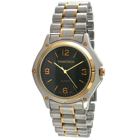 timetech 2678m men's two-tone watch